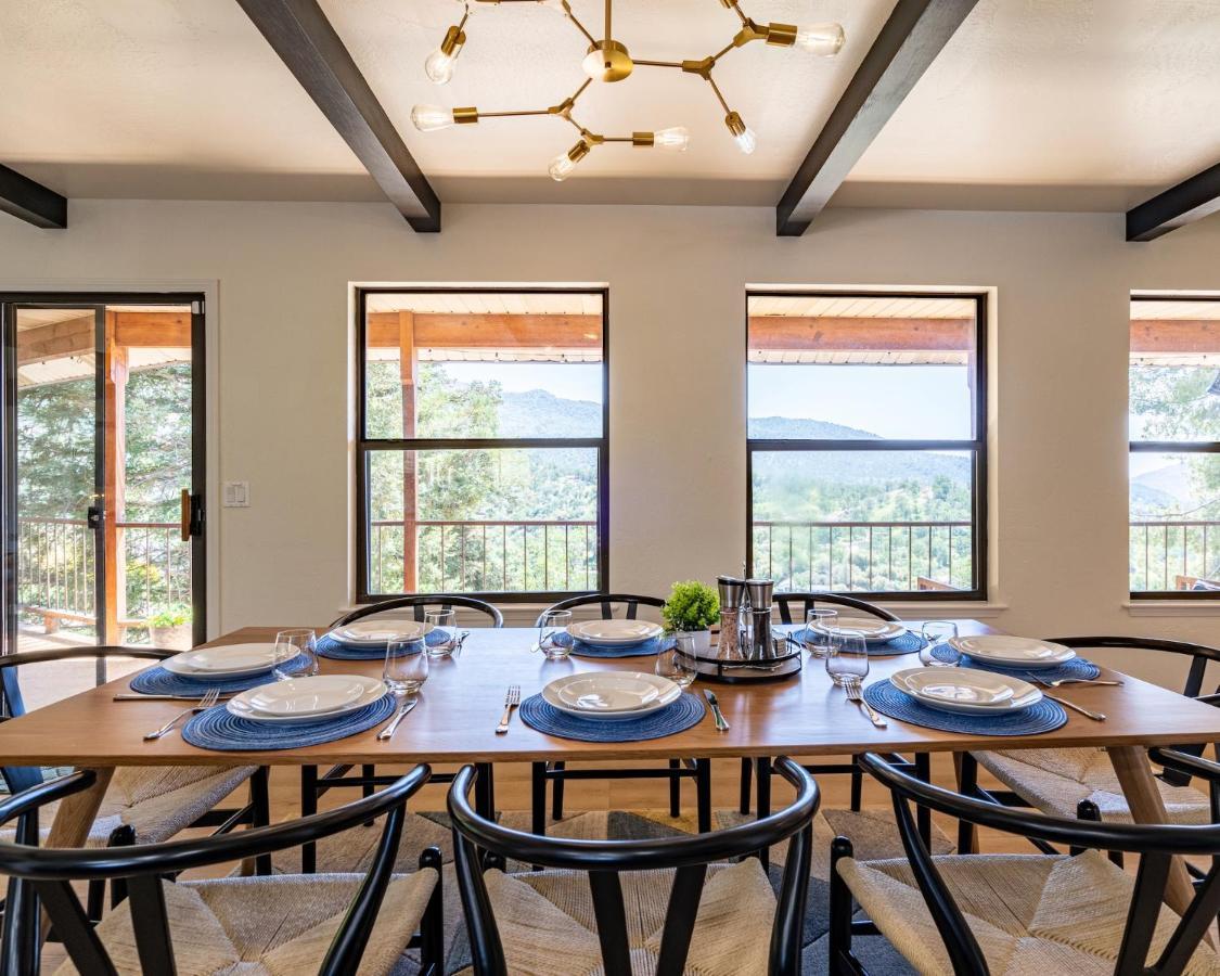 Secluded Mtn Top Family Haven W/Views Spa & Arcade Three Rivers Eksteriør billede